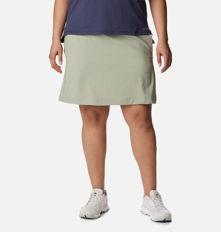 Women\'s Columbia On The Go Skorts Olive | Plus Size CA-U8C65